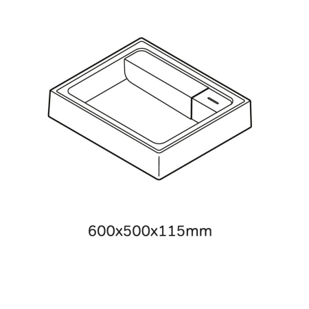 Раковина AM.PM X-Joy 60 M85WCC0601WG050