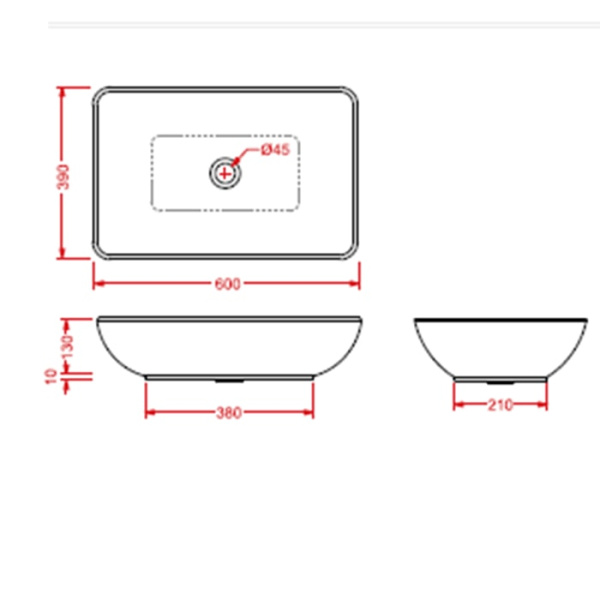 Раковина Artceram Tai TAL001 01 00