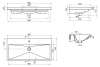 Раковина BelBagno 90 BB-0323-90-LVB