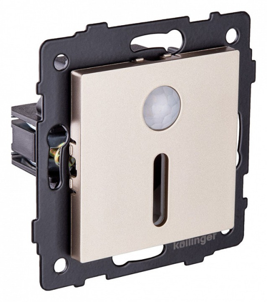 Заглушка для поста с подсветкой, без рамки Kollinger  REA-045GD