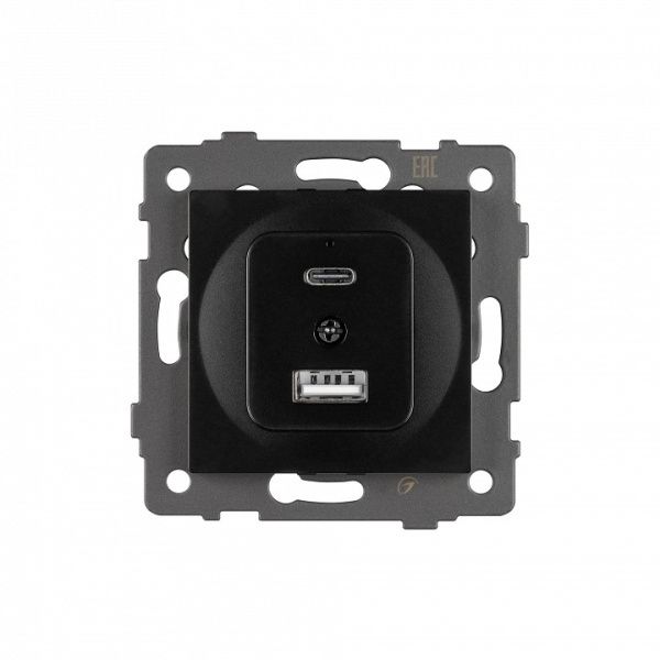 Механизм розетки 2хUSB type A и C Arlight SCT 049838