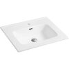 Раковина CeramaLux 9060D 61x46,5 см, накладная, белый