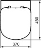 Крышка-сиденье Ideal Standard Tempo T679901 микролифт
