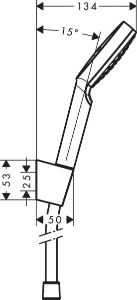 Душевой гарнитур hansgrohe Crometta 1jet 26567400