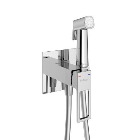 Гигенический душ со смесителем BelBagno LUC-HGN-CRM