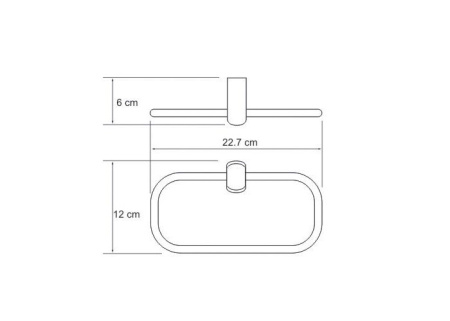 Держатель полотенец WasserKRAFT Berkel K-6860