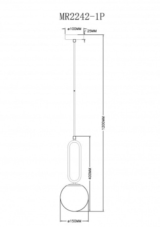 Подвесной светильник MyFar Pierre MR2242-1P