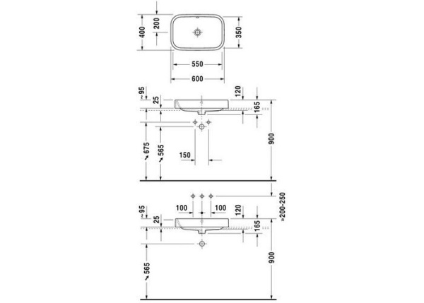 Раковина Duravit Happy D.2 2314600000