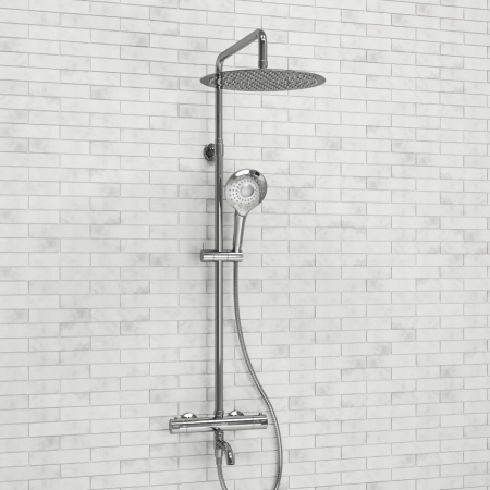 Душевая стойка WasserKRAFT A188.116.101.010.CH Thermo хром