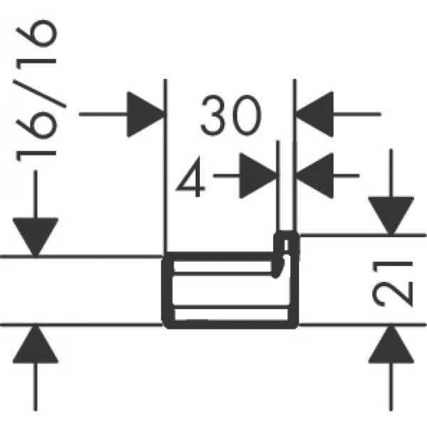 Крючок hansgrohe AddStoris 41742140