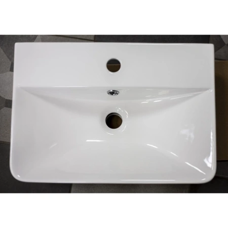 Раковина CeramaLux 9595-50 50,5x35 см, накладная, белый
