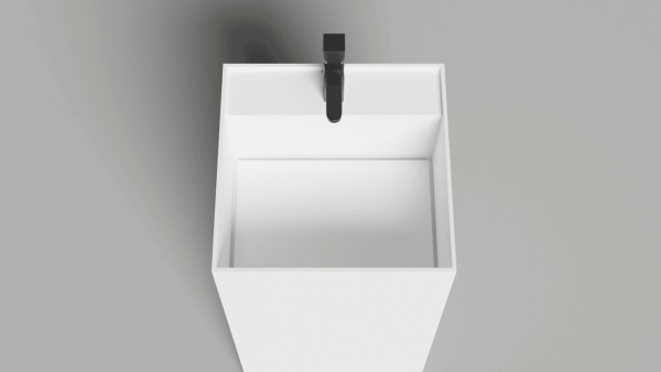 Раковина Salini Armonia Square Top 01 45 130521TM белая матовая