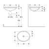 Раковина Geberit VariForm 56 500.752.01.2