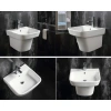 Раковина CeramaLux NB164 50,5x46,5 см, подвесная, белый