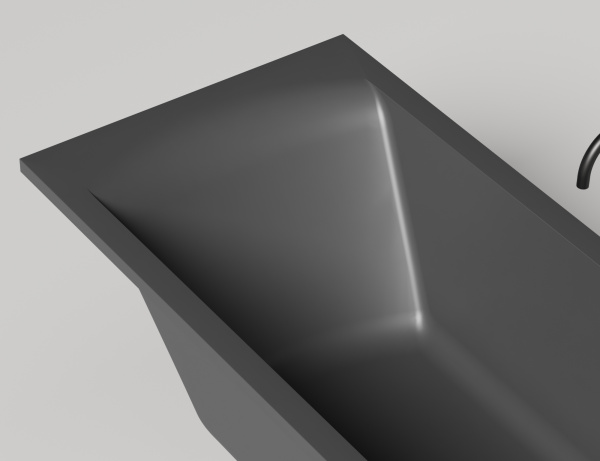 Ванна из искусственного камня Salini Cascata Kit 180x80 104523MF покраска по RAL полностью