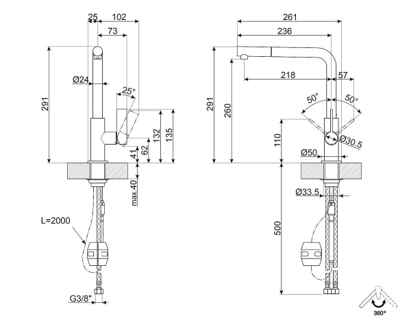 Смеситель Smeg MD22CUX