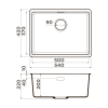 Кухонная мойка Omoikiri Kata 54-U 4997503 экспрессо