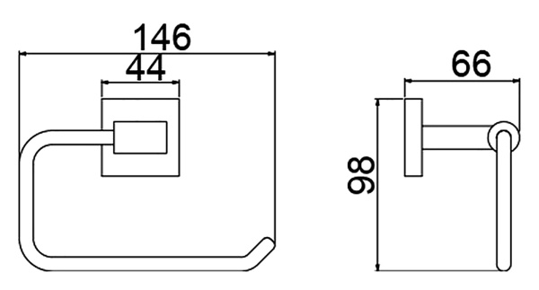 Держатель для туалетной бумаги Timo Selene 12041/03