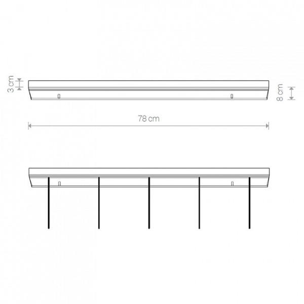 Основание Nowodvorski Cameleon Canopy B 780 BL 8561