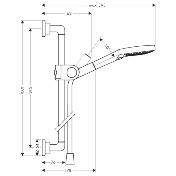 Душевой гарнитур Axor Citterio 27991000
