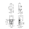 Смеситель для душа Fantini Nostromo 50 02 G485B