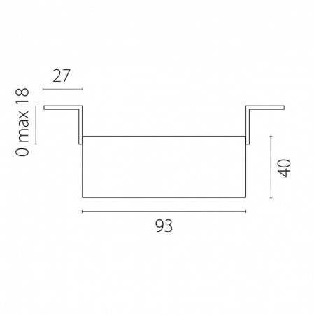 Встраиваемый светильник Lightstar Domino G214603