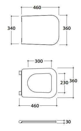 Крышка сиденье для унитаза Globo Stone ST022BO белый