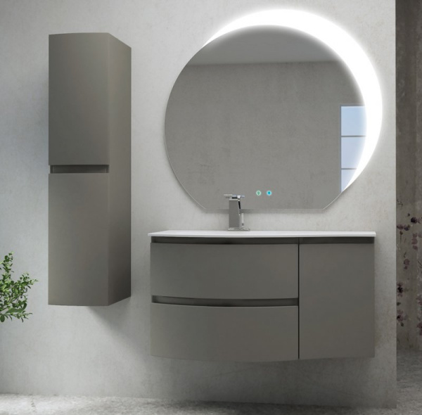 Тумба Cezares Vague 54906 Grigio talpa opaco правосторонняя