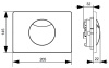 Клавиша смыва Villeroy&Boch ViConnect 92248568