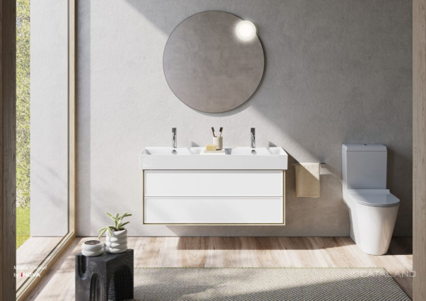 Раковина Catalano Premium 120 0221220001 двойная