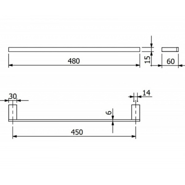 Полотенцедержатель Kludi Vela C 31980N0 брашированное золото