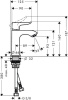 Смеситель для раковины hansgrohe Metris 31186000