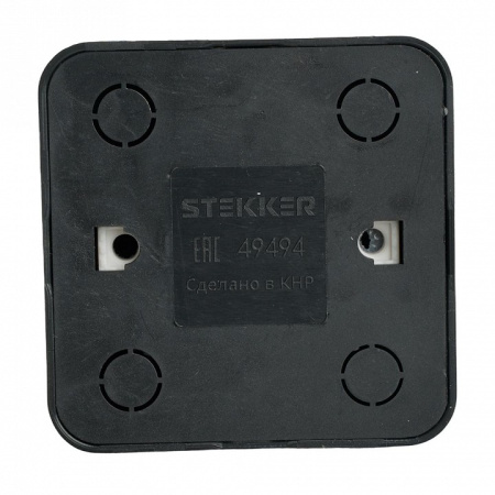 Розетка с заземлением Stekker София 49494