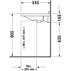 Раковина 70x54,5 см Duravit Starck 3 0309700000