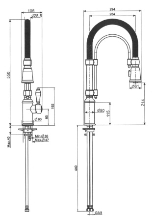 Смеситель Smeg MIDR7RA-2