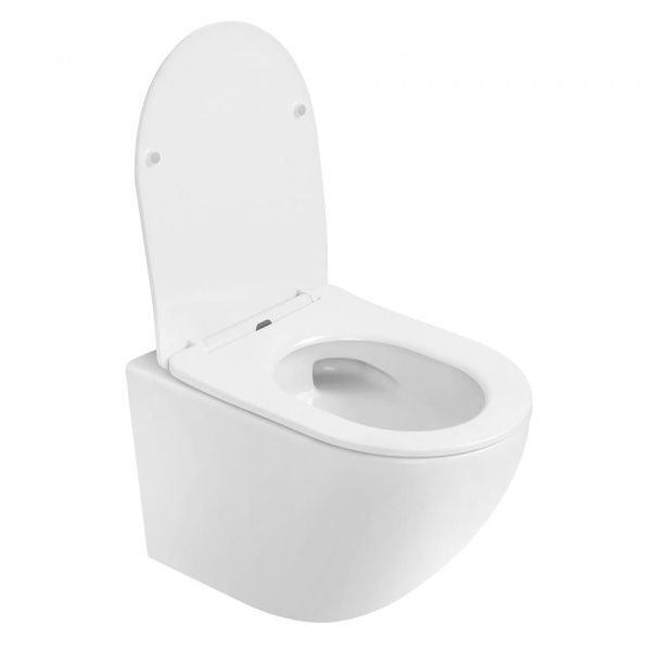 Комплект унитаза с инсталляцией Abber Bequem AC1100T-AC0105-AC0120NG с клавишей никель