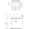 Раковина 54,5x37 см Berges Ego SL 181209
