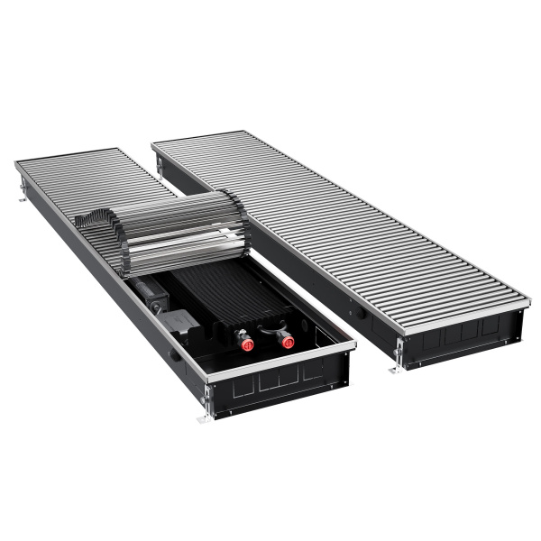 Конвектор внутрипольный Royal Thermo ATRIUM TURBO-90/300/2900-DG-U-NA