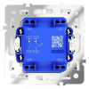Выключатель двухклавишный без рамки Voltum S70 VLS020603