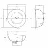 Прозрачная ванна Abber Kristall 150x150 AT9705Onyx оникс