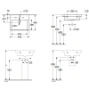 Раковина 55x44 см Villeroy & Boch Subway 3.0 4A705601