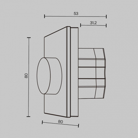 Панель-диммер сенсорный встраиваемый Maytoni DALI 721033