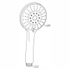 Душевая лейка Paini Catania CTCR155F3D100