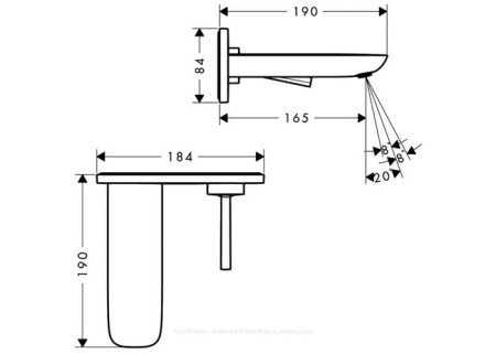 Смеситель для раковины hansgrohe PuraVida 15084400