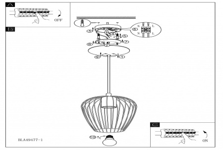 Подвесной светильник Eglo Newtown 49477