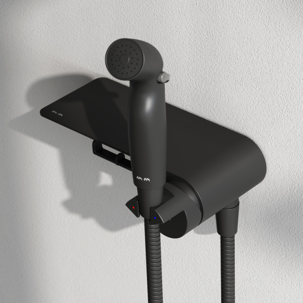 Гигиенический душ AM.PM Func F0H8F922 черный матовый