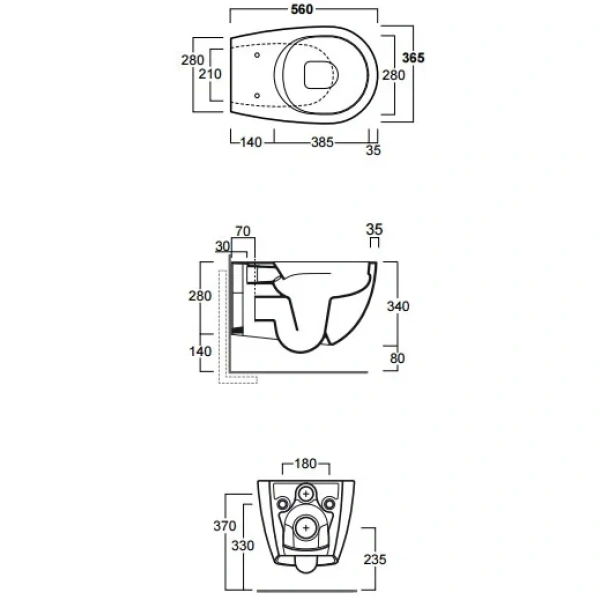 Унитаз подвесной Simas Vignoni VI18 moka matt безободковый, коричневый матовый