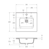 Раковина BelBagno 50 BB500ETL
