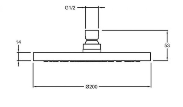 Верхний душ Jacob Delafon July E21760-CP