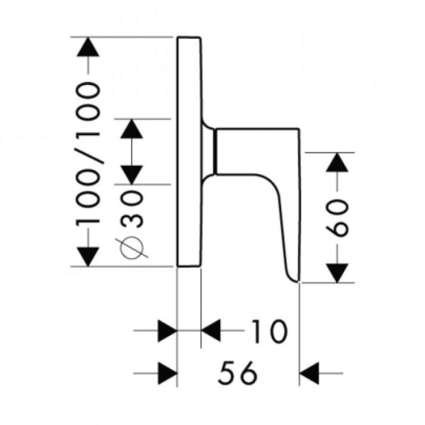 Запорный вентиль Axor Citterio M 34960000